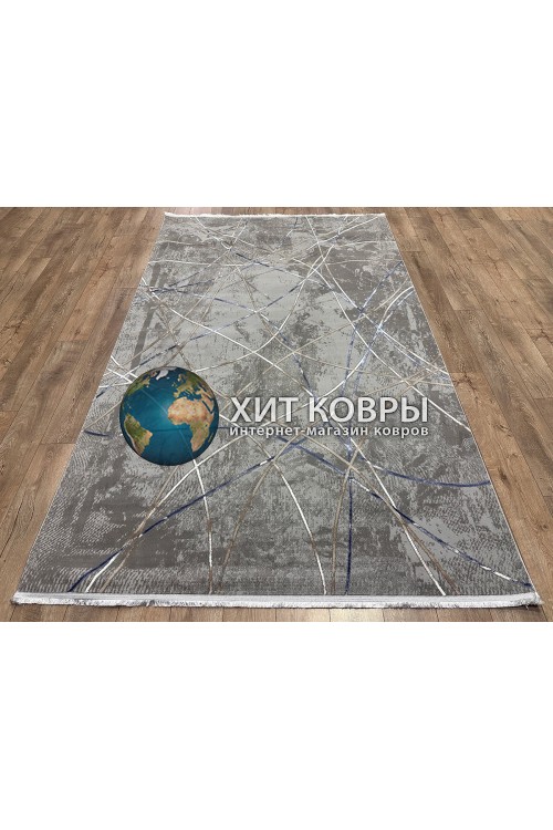 Турецкий ковер Otto 20009 Серый-синий